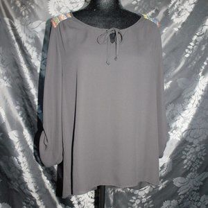 Maurices Black Tunic top